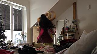 Non nude teen 18+s at home dancing like no tomorrow voyeur soft