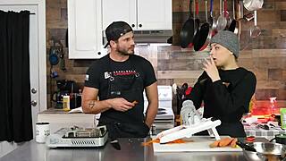 let's discuss orgasms in a kitchen setting.