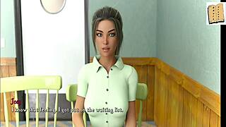 i'm playing being a dik chick route 1 as brunette with big tits and ass