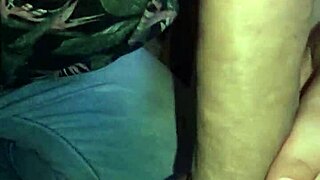 I give a blowjob to this gay guy with small tits