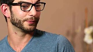 Horny latina milf kimber woods massages cock before blowjob