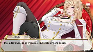 Your elf queen dominates you and makes you cum.