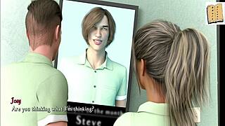 i'm playing being a dik chick route 1 as brunette with big tits and ass