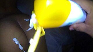 i give my sexy stepsister an erotic massage and play with her pussy at home