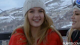 slayed snow bunnies mia and alex can't get enough.