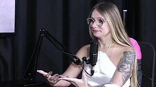 Naty Varga became a porn creator in sheer red lingerie for group sex