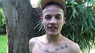 i hired strong boy danny for construction, but he ended up giving me a blowjob - latin leche