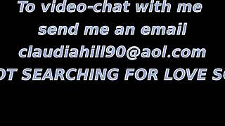 my first webcam masturbating session