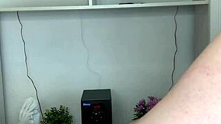 yo, check this russian milf nurse waxing a hairy dick