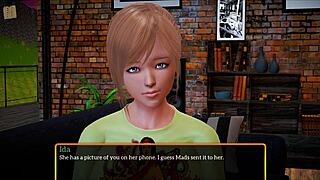 Big tits teen in new family