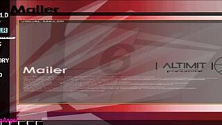 Playing a PS2 game with anime characters