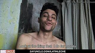 i hired strong boy danny for construction, but he ended up giving me a blowjob - latin leche