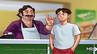 In Summertime Saga E1 46, The Teen Needs To Make More Money Through Sex