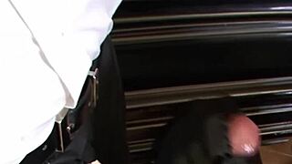 gorgeous brunette takes huge cock in ass 😍