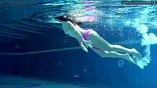 hot russian jessica lincoln in the pool