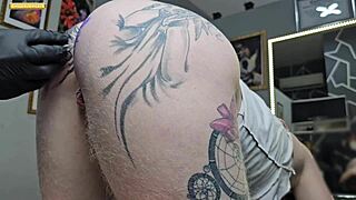 Starting The Day With Anal Tattoo Change!