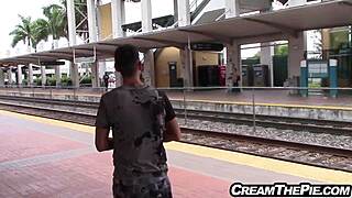 Curvy teen gets creampied by huge cock