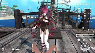 Captain be horny sailing i want to fuck the big breasted captian of my dream ep 1