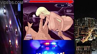 amanda fox relaxes bf during car chase with deepthroat anime hentai sound