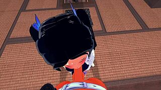 in demon slayer hentai, aoi kanzaki and tanjiro suck and fuck in japanese asian manga anime style