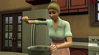 Stepmom Bangs Nerdy Stepson After Catching Him Jerking Off