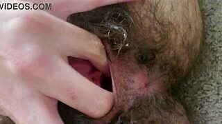 Fingering My Hairy Slutty Pussy Close Up