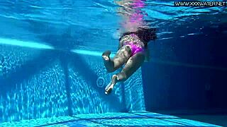 hot russian jessica lincoln in the pool