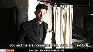 i hired strong boy danny for construction, but he ended up giving me a blowjob - latin leche