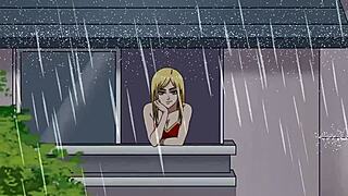 eren chats with goth mikasa about her daily cum routine in shingeki no kyojin anime