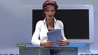 Stranded in space 48 - picking the curvy new girl for fun.