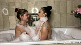 Nelly Kent And Gina Gerson Fuck Hard In Bathroom