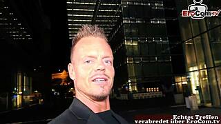 Glasses-wearing German teen picked up online 😏