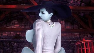 House Dimitrescu compilation with Alcina Resident Evil Village hentai 😍