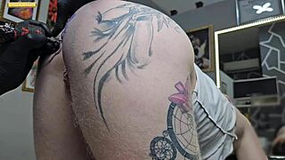 Starting The Day With Anal Tattoo Change!
