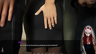 Kate 16 gets groped outdoors.