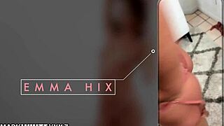 Emma Hix takes epic threesome pounding in sexy pussy!