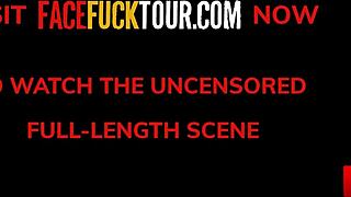 face fuck tour with hot blonde mimi cica swallowing my cum