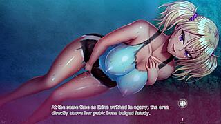 anime gal masturbates in public game