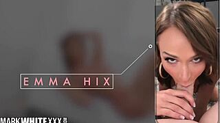 Emma Hix takes epic threesome pounding in sexy pussy!