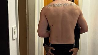 Young People Kissing Caught On Building Camera Surveillance