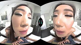 Vrhush Geisha Girl Touches Her Tight Asian Pussy