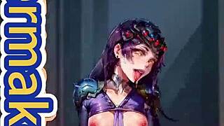 ai art tiktok dance compilation frieren toga eva