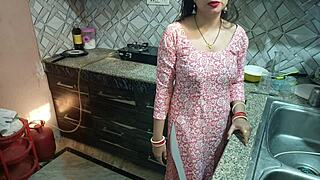 indian girl celebrates new year with husband and brother-in-law using her desi pussy