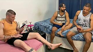 Friends Share Oral After Hookah