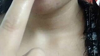 latina girl massages her small tits for you