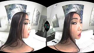 Vrhush Geisha Girl Touches Her Tight Asian Pussy