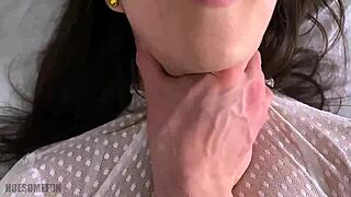 Young busty girl gets tied up and roughly fucked for skipping school homework.