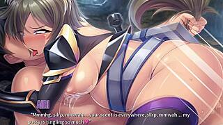 V Harem Hunter Sex-Ray Vision epizoda 11, Monstrum se oddává intenzivnímu souloži v jeskyni, prozkoumává každý detail erotické scény