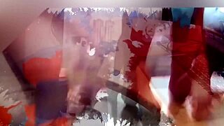 agreeable teen rubs pussy before wild blowjob