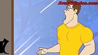 Watch That Brazilian Cartoon Gay Guy Take It Passively!